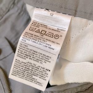 Grey Twill Midrise Old Navy Shorts